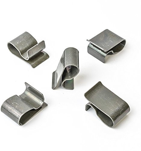 Retaining clamp, grille clamp, radiator grille, pack of 5.