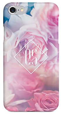 Personalised Compatible with iPhone 6 & 6s Tirita Hard Case Cover Floral Flowers Daisy Vintage Retro Spring Custom Initials Name Monogram Design Designer Pattern Snap-On Protective