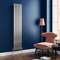 357mm (w) x 2000mm (h) Ultraheat Sofi Designer Chrome Single Oval Tube Vertical Radiator