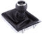 Fydun Set Schaltmanschette + Schaltmanschette # Schaltknauf + manuell, schwarz, Leder, Staubschutz, wasserdicht, für Passat B6 2005-2012