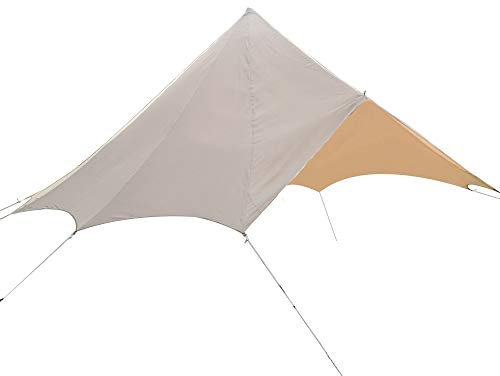 Sport Tent Glamping Zelt Zubehör Dach Überdachung Wasserdicht Vier Saison Bell Tent Dachplane Zelt Regenschutz Regendach Dachschutz für Outdoor Camping, Beige (für 4M / 13,1ft Zelt)