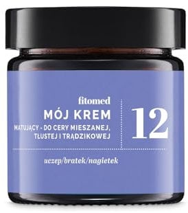 Fitomed Naturkosmetik Gesichtscreme für Aknehaut 55g – Vegan Feuchtigkeitscreme Gesicht mit Teebaum und Ringelblume - Mattiert die Haut und Hat Antibakterielle Eigenschaften