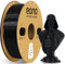 EONO PLA Schwarz Schwarz PLA Filament 1,75 mm, 3D Drucker Filament PLA 1kg (2.2lbs), Maßgenauigkeit +/- 0.03mm 3D Druck Filament, PLA Schwarz