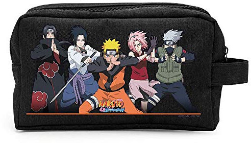 Naruto Shippuden Trousse de toilette Ninja Group Konoha, multicolore, Taille unique, Trousse de toilette