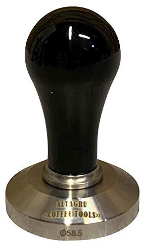 AlTaGru Coffee Tools Tamper Smart Black with 58.5 mm Base