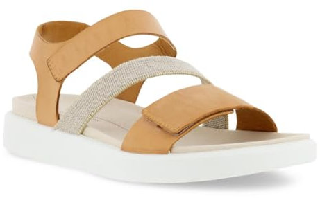 ECCO Damen Flowt W Sandale, Lion, 41 EU