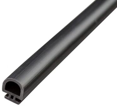 EYCFSJ Lunghezza 10 M Larghezza Fondo 5/6/7 Mm Lega Di Alluminio Striscia Di Tenuta Per Porte E Finestre Isolamento Acustico Striscia In Silicone Fondo Piatto Striscia Impermeabile-6 Mm