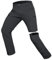 Hiauspor Wanderhose-Herren-Zip-Off-Outdoorhose-Sommer-Leicht-Trekkinghose-Atmungsaktiv-Schnell-Trockend-Funktionshose-Softshellhose-mit-5-Tiefe-Taschen (XL, Dunkelgrau)