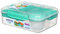 Online Kitchenware Lonchera Bento turquesa de 18,5 cm x 21,8 cm x 7,7 cm