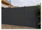 JORON PVC Sichtschutzmatte | mit Zaunabdeckung | mit Montage-Set | 3 Farben | 7 Höhen | Verschiedene Längen | Versteifungsdesign | Garten Zaun Balkon Windschutz | 80 x 400cm | Anthrazit