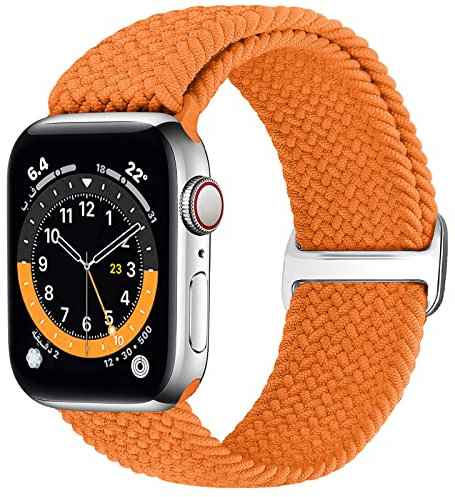 YCHDDER Braided Straps Compatible with Apple Watch 38mm 40mm 41mm 42mm 44mm 45mm 46mm 49mm,Adjustable Elastic Replacement Wristband for iWatch Series 11 10 9 8 7 6 5 4 3 SE Ultra 3 2 1 for Women Men