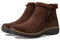 Skechers Femme Easy Going Cool Zip Bottine, Chocolat, 38 EU