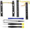 YINETTECH 1 Set Kit de Réparation de Rail Coulissant Compatible avec Nintendo Switch Console Remplacement de l'assemblage Curseur Gauche Droite avec Câble Flexible