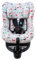 JYOKO Kids Bezug kompatibel mit Joie Spin 360, aus Baumwolle (Dino Party, Bezug für Joie I-Spin 360 y Joie I-Safe)