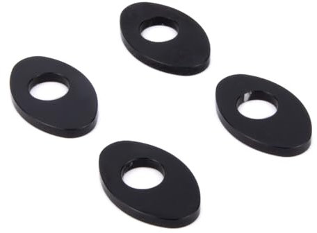Aharon Motorrad-LED-Blinkerhalter im 4er-Pack | Kompatibel mit KTM, GasGas & Husqvarna, M8/M10-Gewinde | Blinkerplatten | CNC Aluminium Montageplatten | Adapterplatten Blinkleuchten | Motorräder