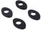 Aharon Motorrad-LED-Blinkerhalter im 4er-Pack | Kompatibel mit KTM, GasGas & Husqvarna, M8/M10-Gewinde | Blinkerplatten | CNC Aluminium Montageplatten | Adapterplatten Blinkleuchten | Motorräder