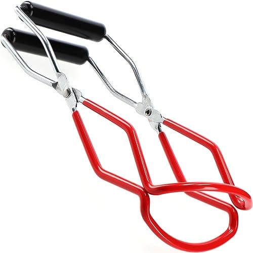 KADAX Einmachglas-Zange, Stahlzange, Glasheber für heiße Einkochgläser, Zange für Herausholen, Einwecken, Auskochen, Einmachglas-Heber (19,5cm, neues Modell)