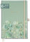 paper&you® Premium Bullet Journal dotted A5 Minty Leaves Notizbuch gepunktet, 120g/m² dickes Papier, 188 nummerierte Seiten, Tagebuch mit Punkteraster - nachhaltig & klimafreundlich
