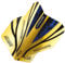 RED DRAGON Luke Humphries Gold Hardcore Premium Standard Dart-Flights, 3 Sets pro Packung (9 Dart-Flights insgesamt), F6986