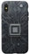Carcasa para iPhone X/XS Placa base Microchip Circuito Negro TI Fondo de computadora