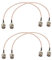 Gokoti 4 Piezas 3G HD SDI Cable BNC Cable 30Cm 75 Ohm para CáMaras Equipo de VíDeo Compatible con HD-SDI 3G-SDI 4K 8K Cable de VíDeo