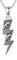 PROESS Blitz Welle Halskette 925 Sterling Silber Welle Anhänger Kette Blitz Welle Schmuck Geschenke für Damen und Herren