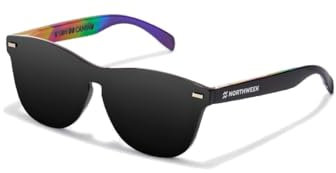 NORTHWEEK Sonnenbrille Do Camiño Regular Phantom - Black Polarized, Schwarz
