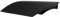 Aramox Dachgepäckträger-Endkappe, Dachträger-Endabdeckung, Verschleißfeste Schwarze Dachgepäckträger-Schienen-Endschalenkappenverkleidung für GX470 2003 Bis 2009 (Hinten rechts