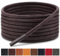 Handshop 3 Pares de Cordones para Zapatos de Vestir para Hombre, Cordones de Repuesto para Zapatos de Vestir, Cordones Encerados Redondos para Zapatos Oxford de Mujer y Chukka (Marrón Oscuro, 140cm)