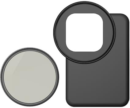 Andoer 6,1 Zoll magnetische Telefonfilterhalterung mit 67 mm CPL-Filterersatz für iPhone 15 Pro/15/14 Pro/14/13 Pro/13/12 Pro/12 (Schwarz, Modern)