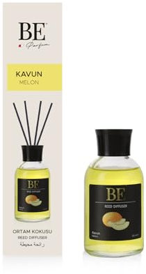 BE Parfum Duftstäbchen Raumduft Stäbchen Set Diffuser Verschiedene Düfte 110 ml (Melon)