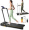 UREVO Tapis de Course Pliable avec APP,3 en 1 Tapis de Marche électrique 1-10 km/h,Double Amortissement，avec Affichage LED Et Télécommande Walking Pad Pliable pour Bureau et Maison
