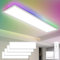 Oraymin 4 x LED Deckenleuchte 120x30, LED panel Deckenleuchte RGB Deckenlampe mit Fernbedienung, 40W 4800LM Deckenlampe Büro Deckenleuchte Speicherfunktion, 3000K-6500K Deckenlampe Schlafzimmer