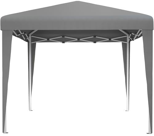 Pavillon Faltpavillon, Faltbarer Stabil Pop up Wetterfester Gartenpavillon mit UV-Schutz, höhenverstellbar für alle Jahreszeiten – ideal für Märkte, Pool,Wasserdicht und robust 3x3Meter