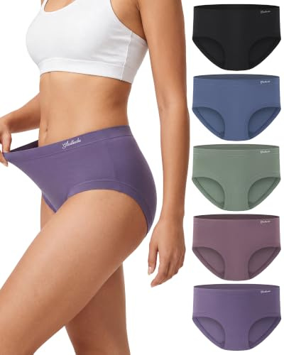 Gladbecke Culotte Femme Bambou, Doux comme de La Soie Couleurs Profondes, M