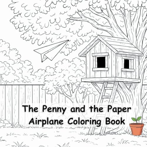 The Penny and the Paper Airplane Coloring Book