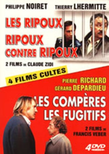 Les Ripoux / Ripoux contre Ripoux / Les Fugitifs / Les Comperes - Coffret 4DVD [Import belge]