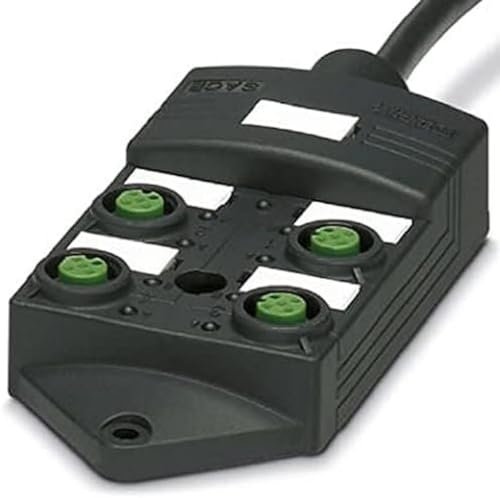PHOENIX CONTACT SAC-5P-MS/2.0-920 SCO circaNopen DeviceNet Bussystem-Kabel, 5-Polig, PUR Halogenfrei, Stecker Gerade M12 Speedcon, A Kodierung, Auf Freies Leitungsende, 2m Kabellänge, Violett