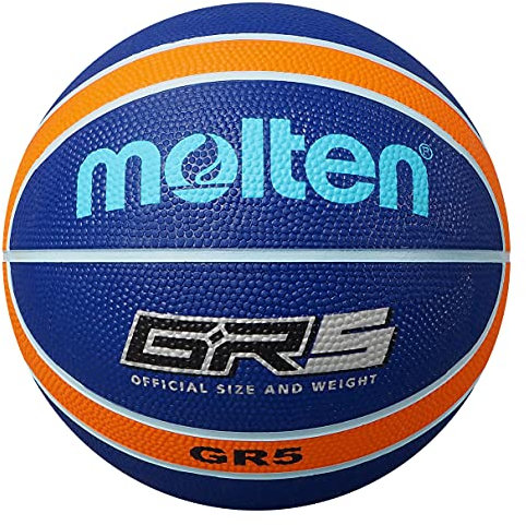 MOlten BGR Basketball, mehrfarbig Blau Blau/Orange Größe 5