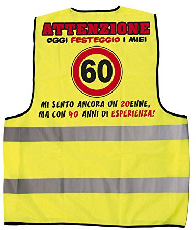 Bombo Gilet Compleanno 60 Anni