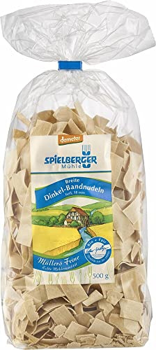 Spielberger Bio Breite Dinkel-Bandnudeln 18 mm, demeter (2 x 500 gr)