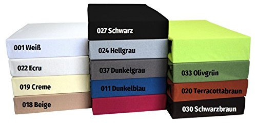 TM Maxx Laken Spannbettlaken Spannbetttuch Tuch Jersey Bettlaken 100% Baumwolle 11 Farben 6 große Größen zur Auswahl Versandfrei (Schwarzbraun (030), 160 x 200 cm)