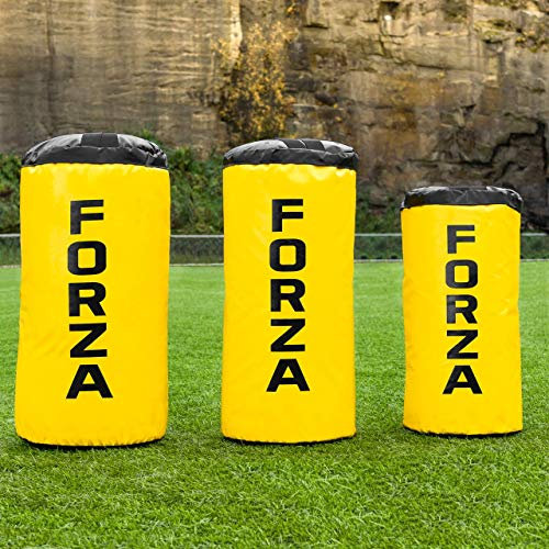FORZA Low-Height Rugby Tackle Bag [PRO Model] | Durable Foam Tackle Pad with Waterproof Cover - Available in Mini, Junior, Youth & Senior Sizes (Junior(8kg))