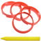 4X Zentrierringe Orange 72,6 mm x 67,1 mm + 1x Reifen Kreide Fett Stift