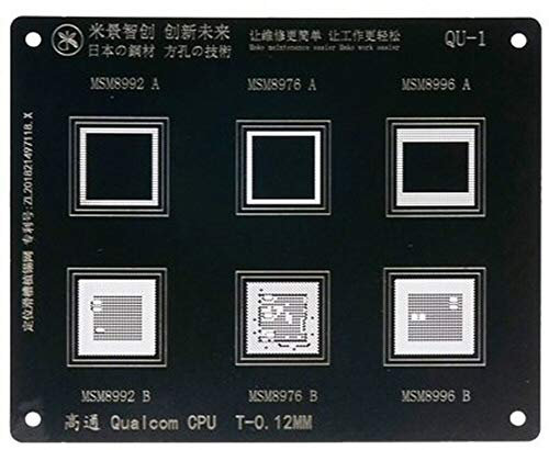 Mijing BGA Reballing Schablone für MSM 8992A/8976A/8996A, Qualcom CPU (qu1)