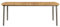 Festnight Gartentisch Industriell Holzlattendesign Balkontisch Terrassentisch 200x100x72 cm Akazie Massivholz und Stahl