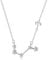 Widder Halskette Sterling Silber Sternbild Anhänger, 12 Sternbild Horoskop Zeichen März-April Geburtstagsgeschenke für Frauen Mädchen, Astrologie Sternbild Sternzeichen Stern Halskette Kette 18 