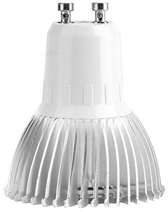 LED-Grow-Glühbirne, 18W 18-LED-Vollspektrum-Pflanzenlampe, Vollspektrum-E27/E14/GU10 85-265V 18W 18 LED-Grow-Licht-Blumenpflanzen-Hydrokultur-Wachstumsbirne(GU10)
