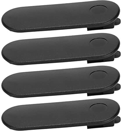 Elprico 4Pcs Belt Clip, Portable Heavy Duty Radio Belt Clip Belt Clamp Replacement Easy Installed for Motorola TLKR T60 T80 T80E
