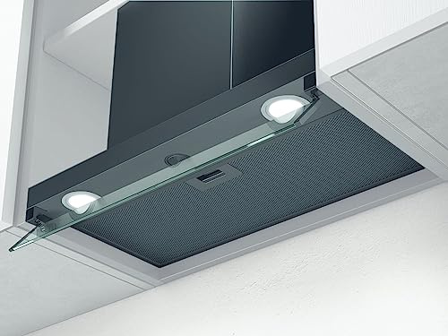 ELICA Hotte decorative murale Boxin 90 cm noir, 620 m3/h, PRF0172167